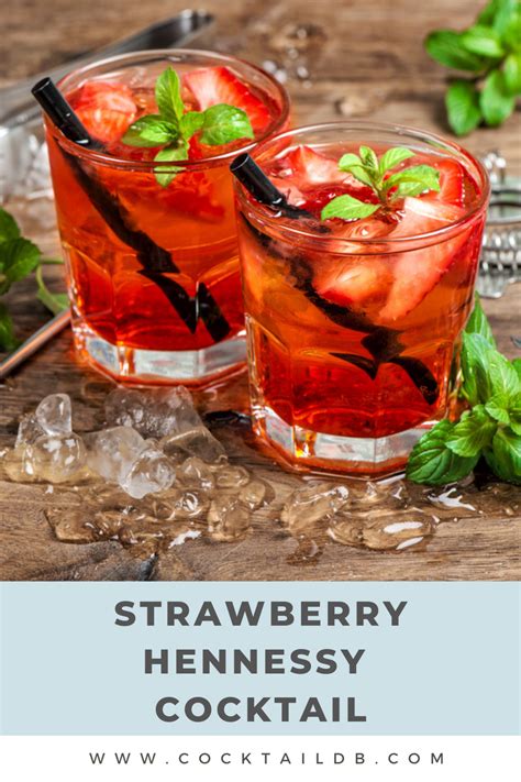 Strawberry Hennessy Cocktail Recipe